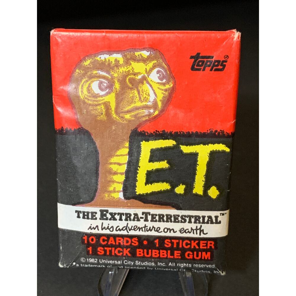 1982 Topps ET The Extra Terrestrial Sealed Wax Pack Trading Cards
